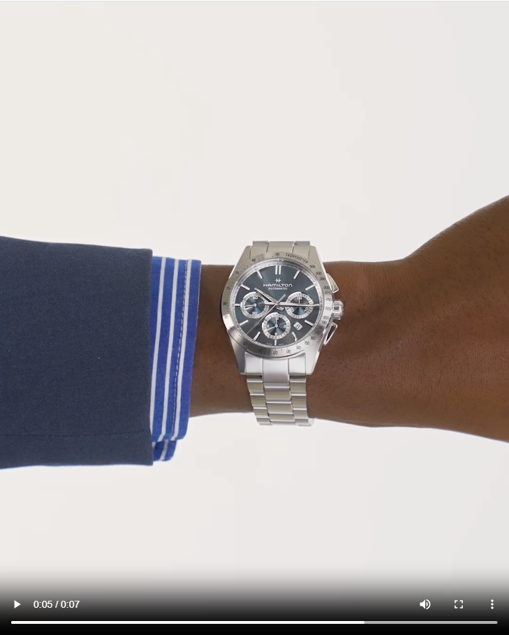 <iframe width="467" height="830" src="https://www.youtube.com/embed/0zgE7UKonUw" title="HAMILTON - JAZZMASTER PERFORMER CHRONO | H36656140 wrist-shot video #hamiltonwatch #chronograph" frameborder="0" allow="accelerometer; autoplay; clipboard-write; encrypted-media; gyroscope; picture-in-picture; web-share" referrerpolicy="strict-origin-when-cross-origin" allowfullscreen></iframe>