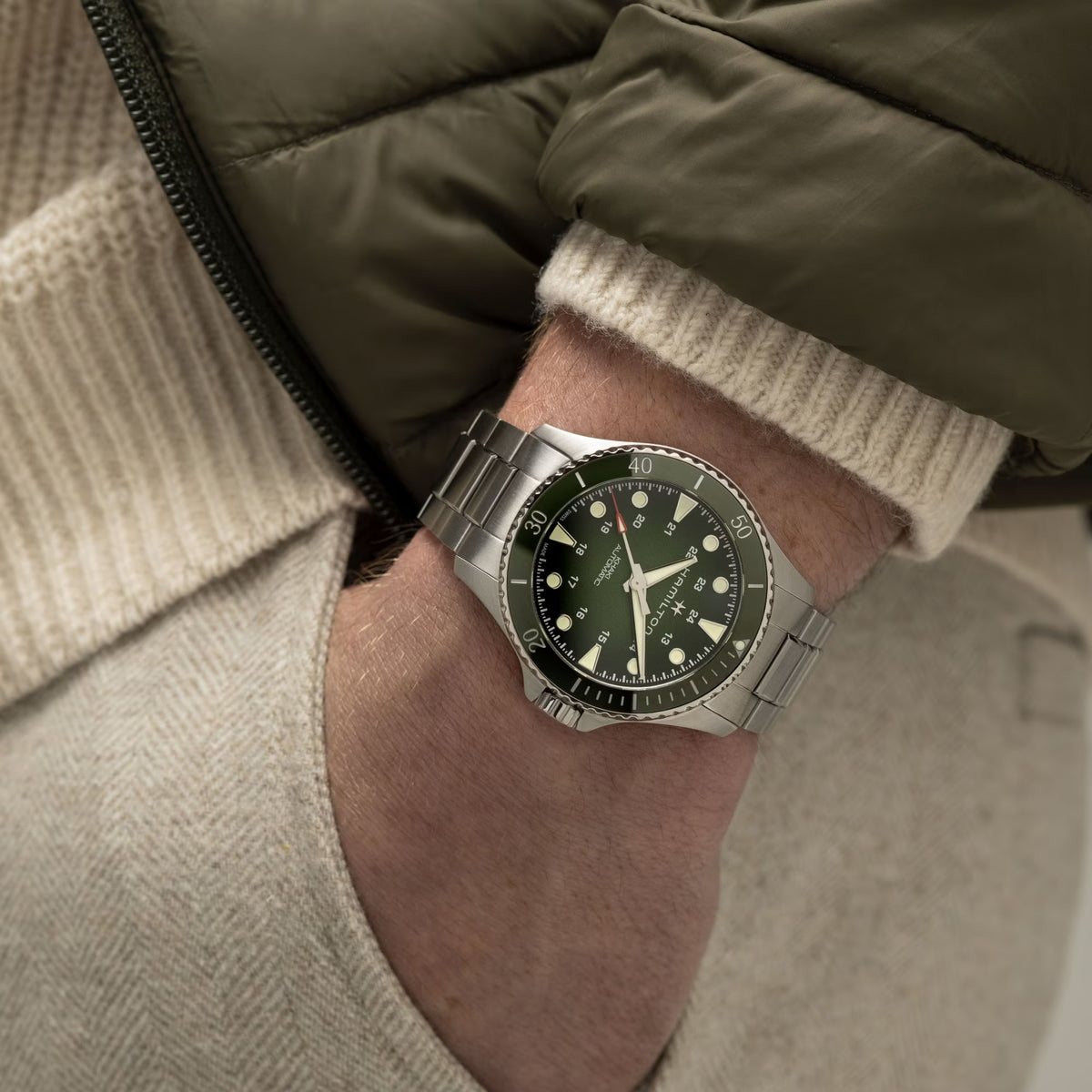HAMILTON - Khaki Navy Scuba Auto | H82525160