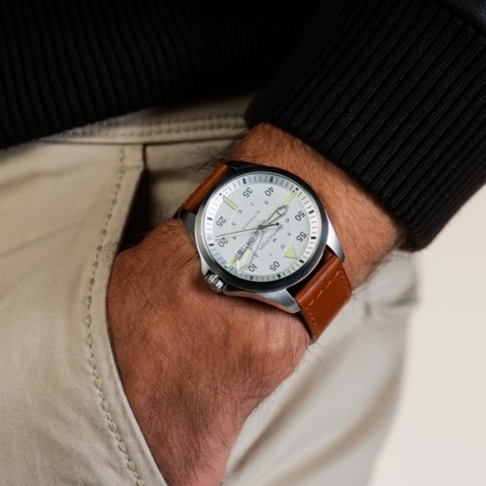 HAMILTON - Khaki Aviation Pilot Day-Date Auto | H64635550