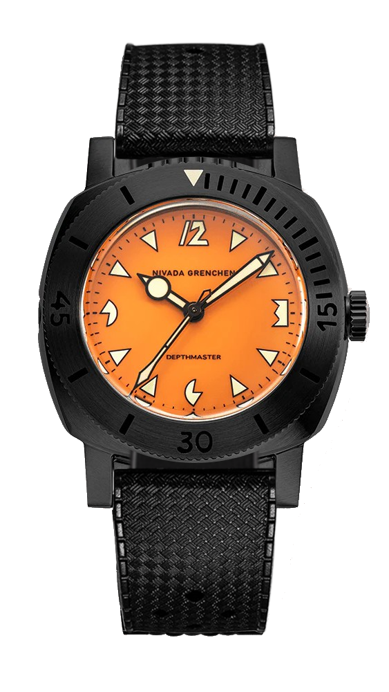 NIVADA GRENCHEN - Depthmaster Black Pumpkin | 14131A01 – TimeScape