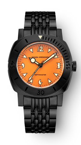 NIVADA GRENCHEN Depthmaster Black Pumpkin LE 14131A19