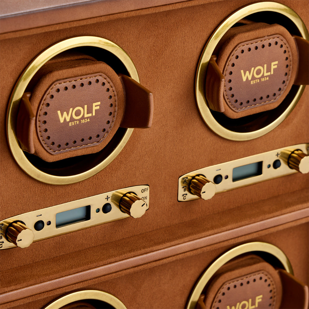 Wolf - Brogue 4-Unit Watch Winder | 440406