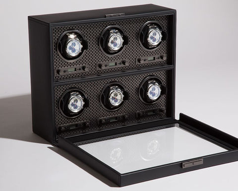 Wolf - Axis 6-Unit Watch Winder | 469603