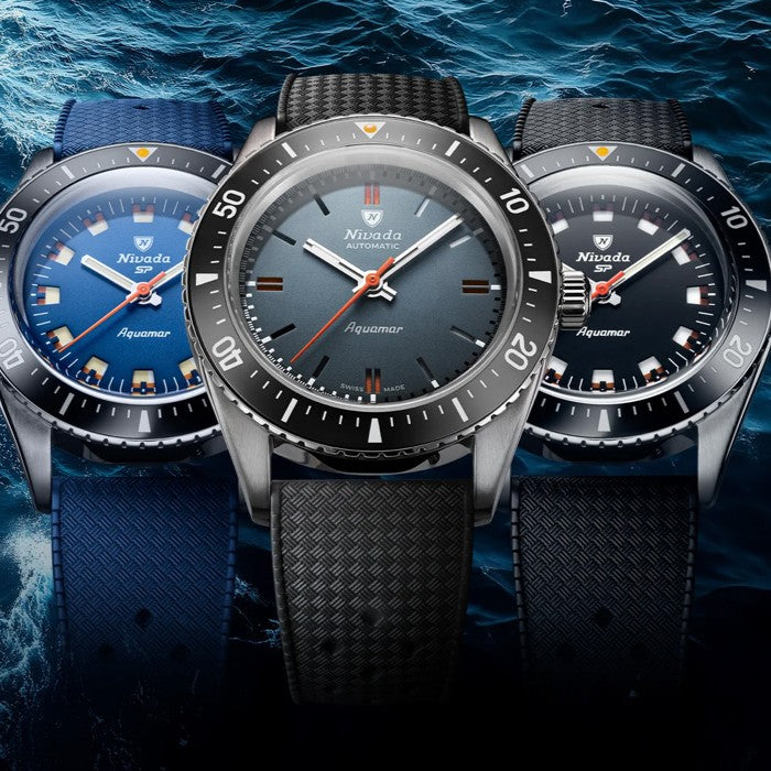 NIVADA GRENCHEN | F77 ~ MK2, Lapis Lazuli, Meteorite, Titanium