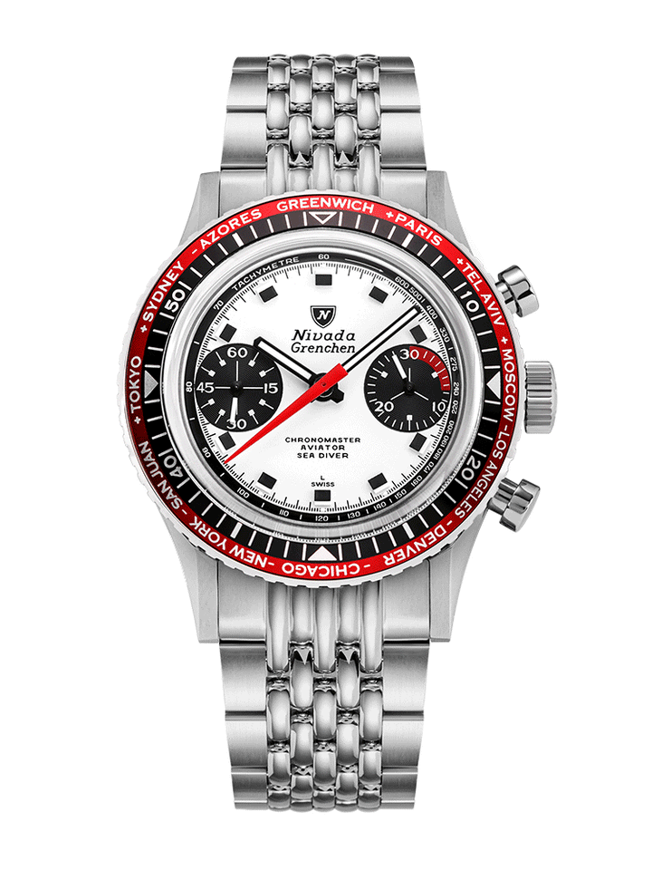 NIVADA GRENCHEN - Chronomaster Panda Inter-bezel | 86054M01LC