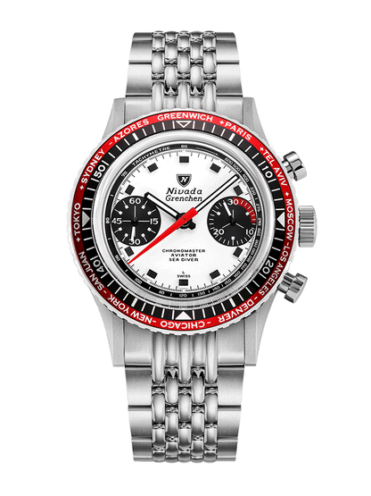 NIVADA GRENCHEN - Chronomaster Panda Inter-bezel | 86054M01LC