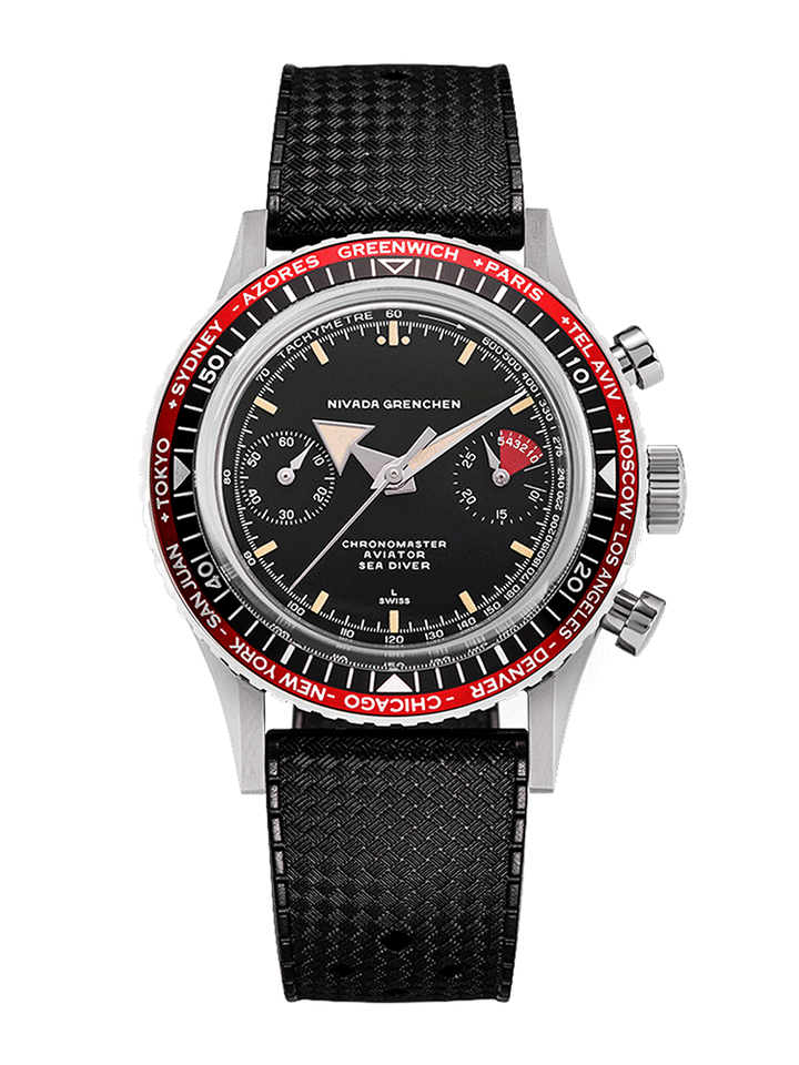 NIVADA GRENCHEN - Chronomaster BroadArrow Inter-bezel | 86056M04LC
