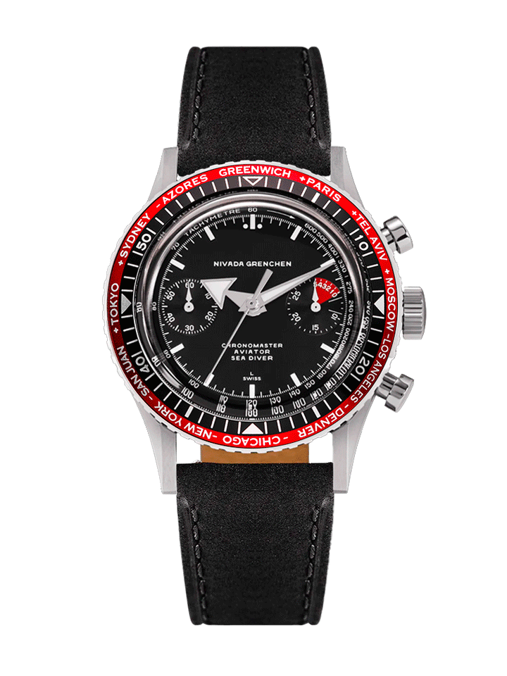 NIVADA GRENCHEN - Chronomaster BroadArrow Inter-bezel | 86009WM02LC