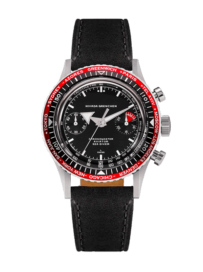 NIVADA GRENCHEN - Chronomaster BroadArrow Inter-bezel | 86009WM02LC