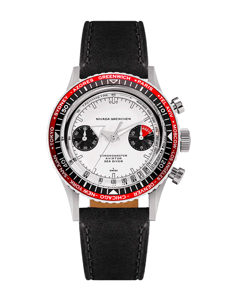 NIVADA GRENCHEN - Chronomaster BroadArrow Inter-bezel | 86010WM02LC