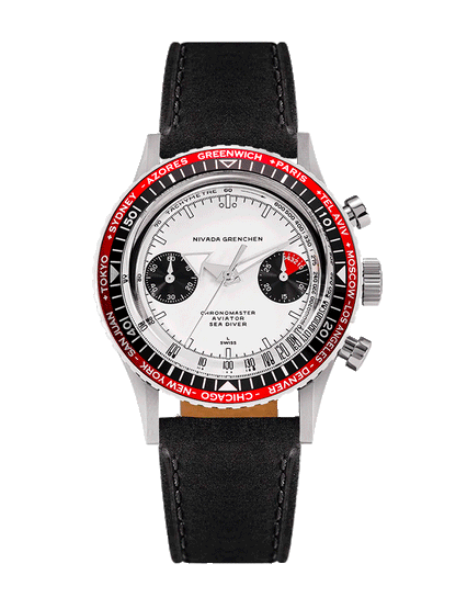 NIVADA GRENCHEN - Chronomaster BroadArrow Inter-bezel | 86010WM02LC