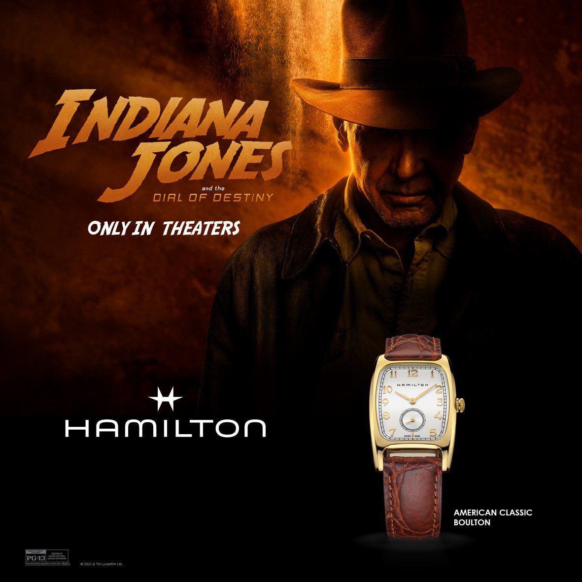 <iframe width="1223" height="688" src="https://www.youtube.com/embed/zxIlCS-Pd8s" title="Indiana Jones and the Dial of Destiny featuring the Hamilton Boulton H13431553 Quartz" frameborder="0" allow="accelerometer; autoplay; clipboard-write; encrypted-media; gyroscope; picture-in-picture; web-share" allowfullscreen></iframe>