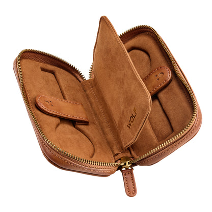 Wolf - Brogue Double Watch Folder | 443406