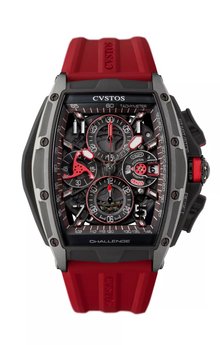 CVSTOS - Chronograph-S Black Brancard Titanium | Red