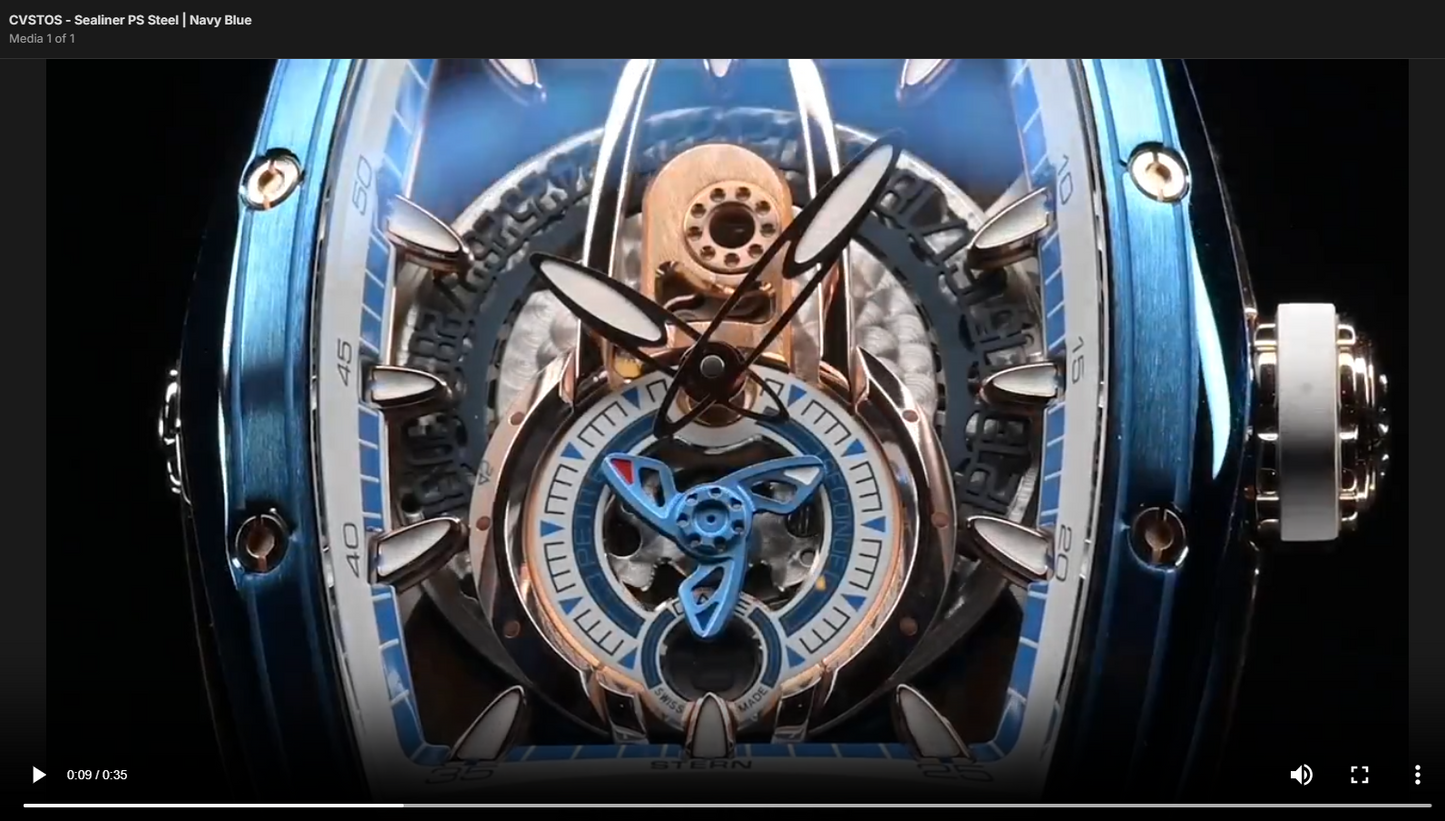 <iframe width="1280" height="720" src="https://www.youtube.com/embed/D9rFL72DzHE" title="CVSTOS - Challenge Sealiner PS Automatic" frameborder="0" allow="accelerometer; autoplay; clipboard-write; encrypted-media; gyroscope; picture-in-picture; web-share" referrerpolicy="strict-origin-when-cross-origin" allowfullscreen></iframe>