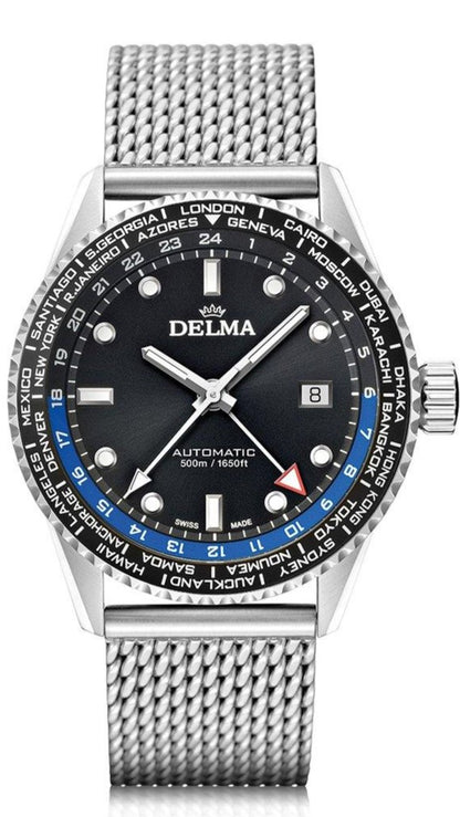DELMA - Cayman Worldtimer Quartz | 41801.712.6.031