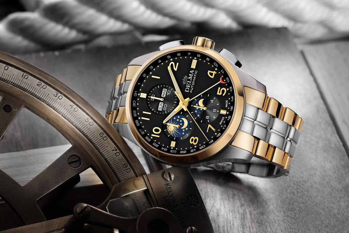 DELMA - Klondike Moonphase Auto | 52701.680.6.032
