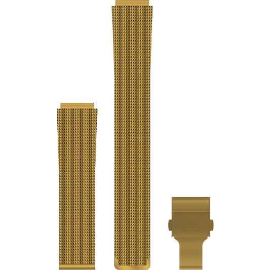 GLOCK - Interchangeable Mesh Steel Strap | GB-MESH-GOLD-SER-GC