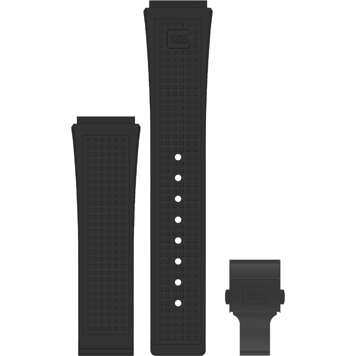 GLOCK - Interchangeable Silicone Strap | GB-PU-BLKRTF-BC