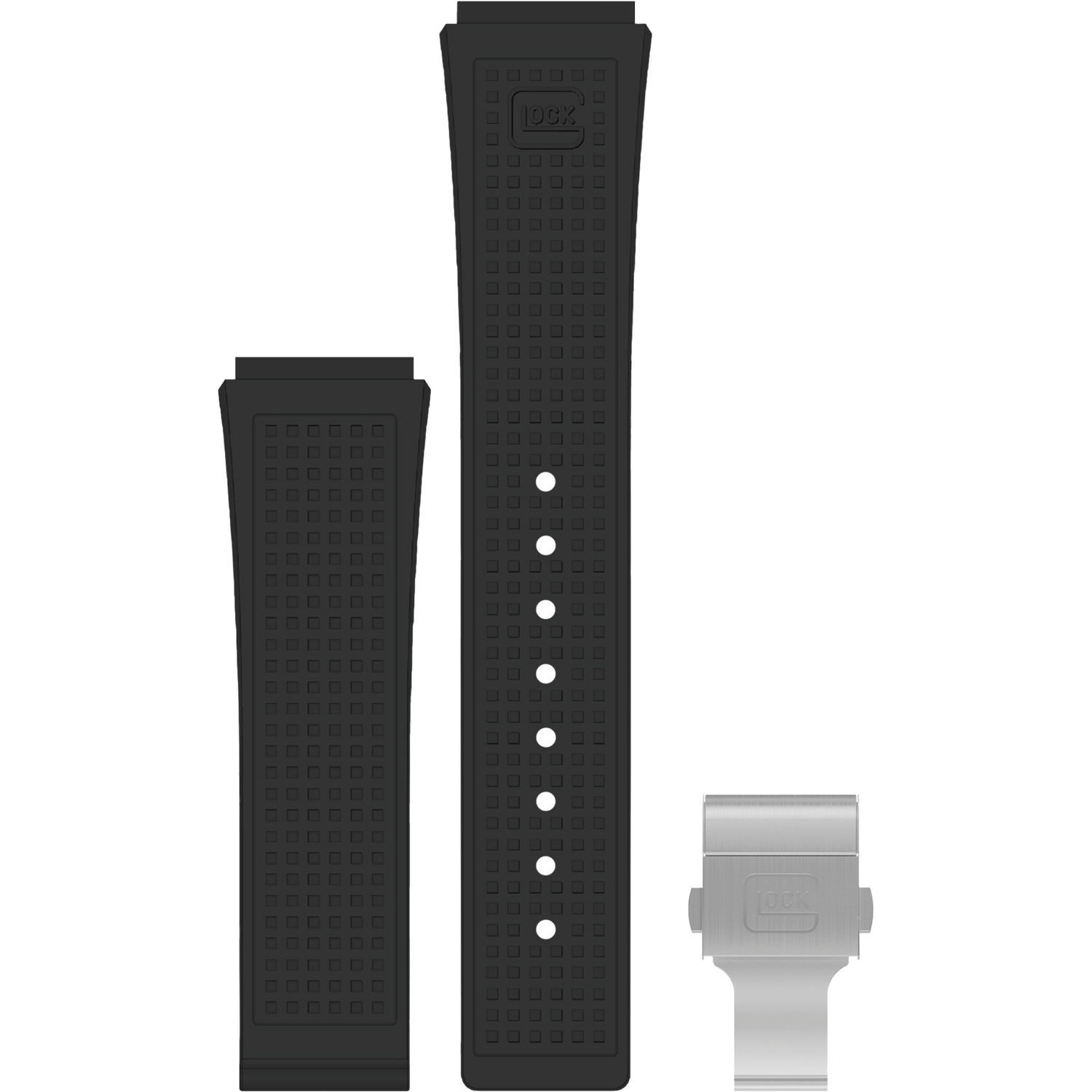 GLOCK - Interchangeable Silicone Strap | GB-PU-BLKRTF-SC