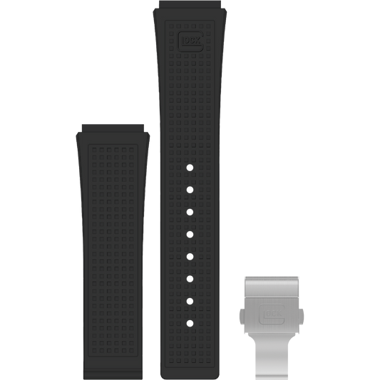 GLOCK - Interchangeable Silicone Strap | GB-PU-BLKRTF-SC