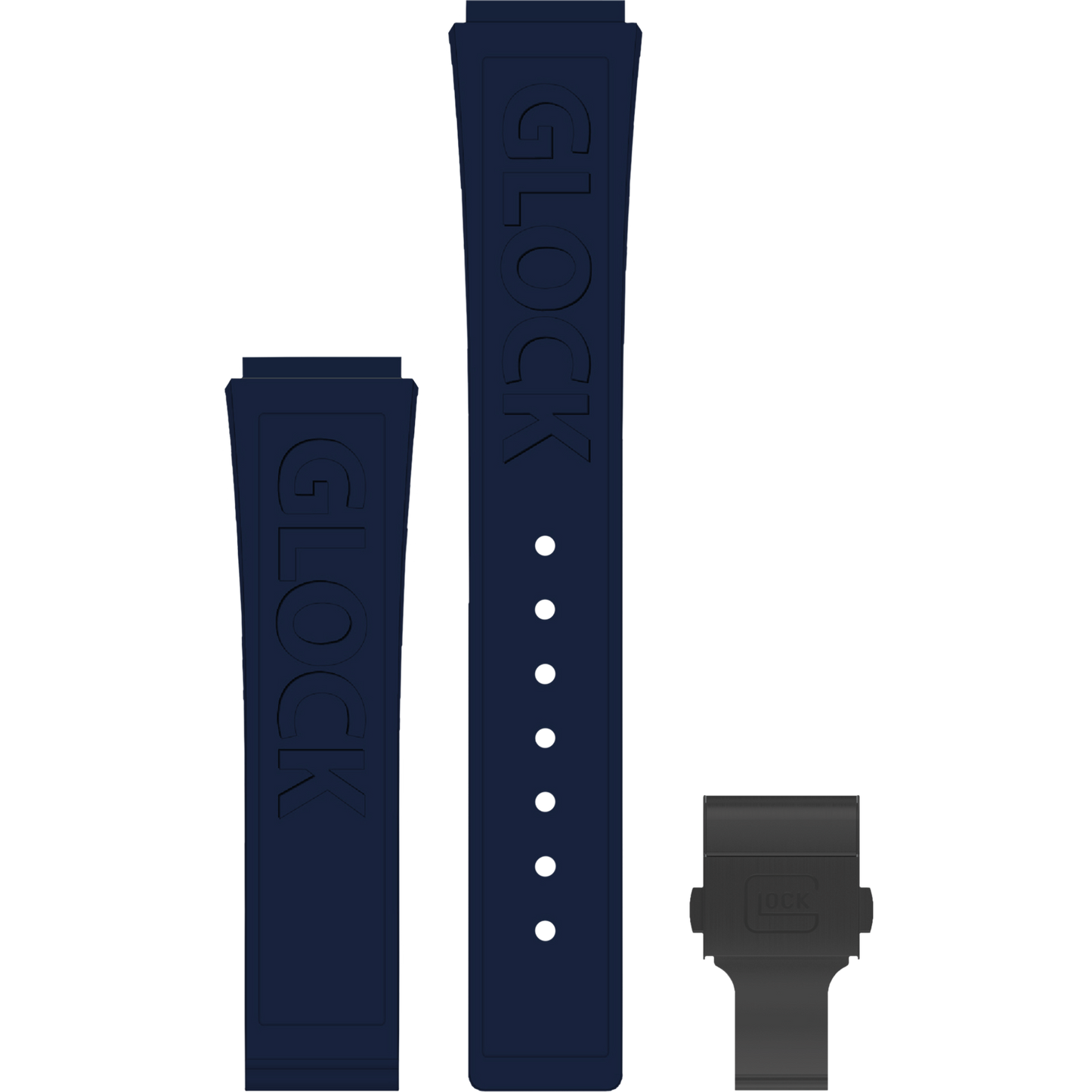 GLOCK - Interchangeable Silicone Strap | GB-PU-BLULGO-BC