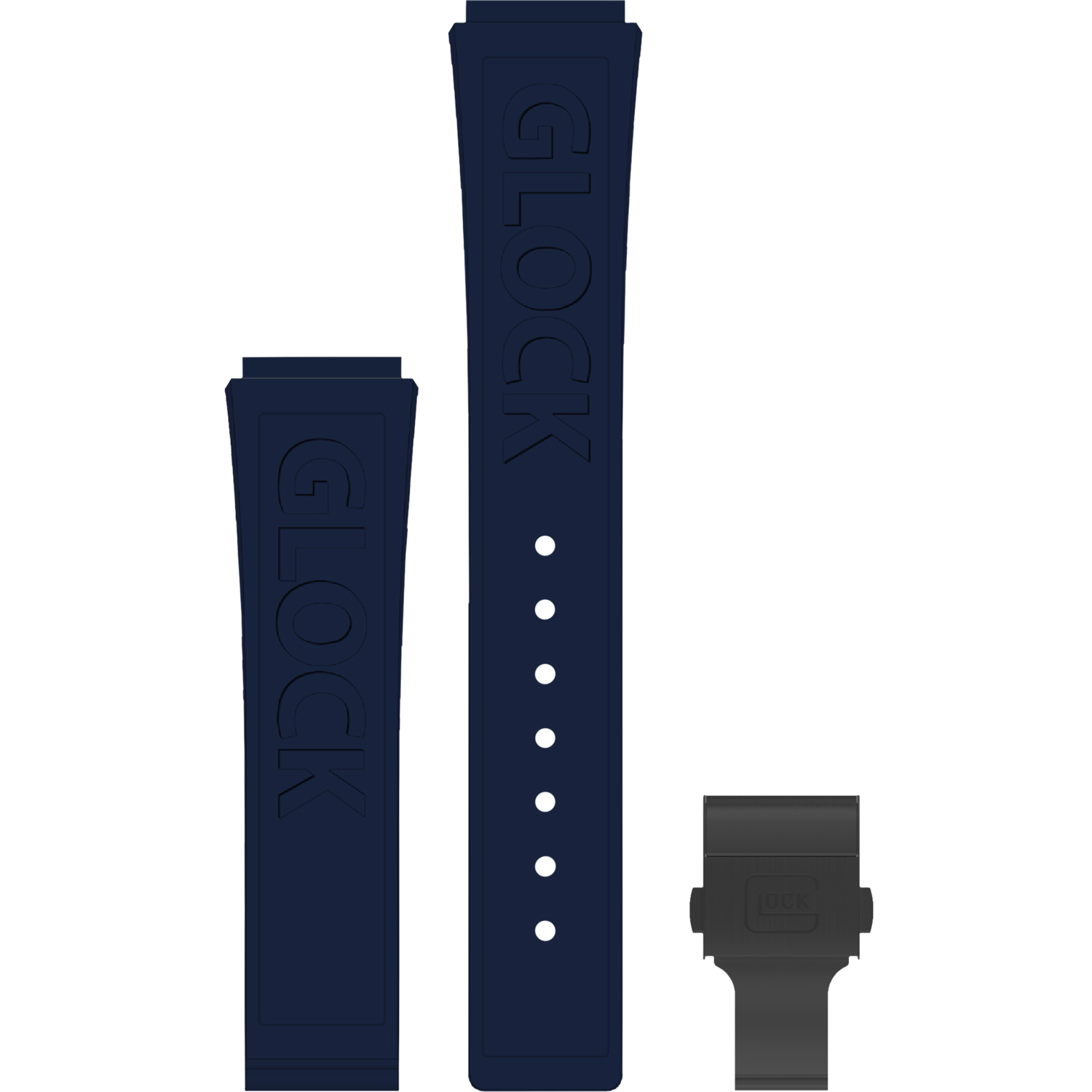 GLOCK - Interchangeable Silicone Strap | GB-PU-BLULGO-BC
