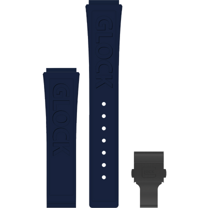 GLOCK - Interchangeable Silicone Strap | GB-PU-BLULGO-BC