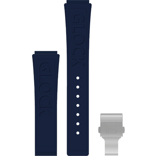 GLOCK - Interchangeable Silicone Strap | GB-PU-BLULGO-SC