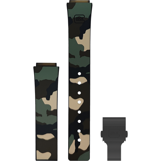 GLOCK - Interchangeable Silicone Strap | GB-PU-CAMOARMY-BC