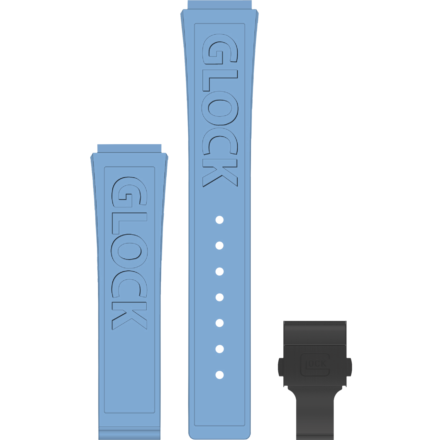 GLOCK - Interchangeable Silicone Strap | GB-PU-LBLGO-BC