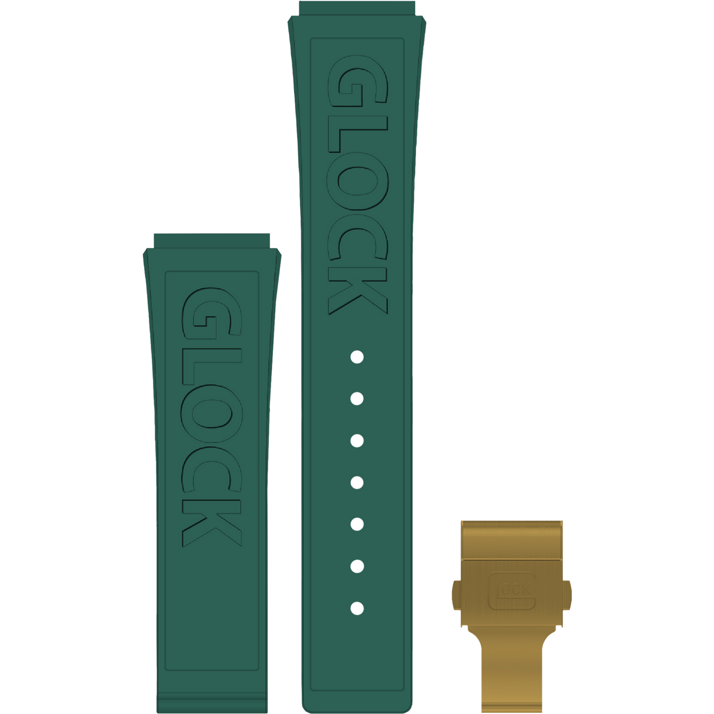 GLOCK - Interchangeable Silicone Strap | GB-PU-RGRNLGO-GC