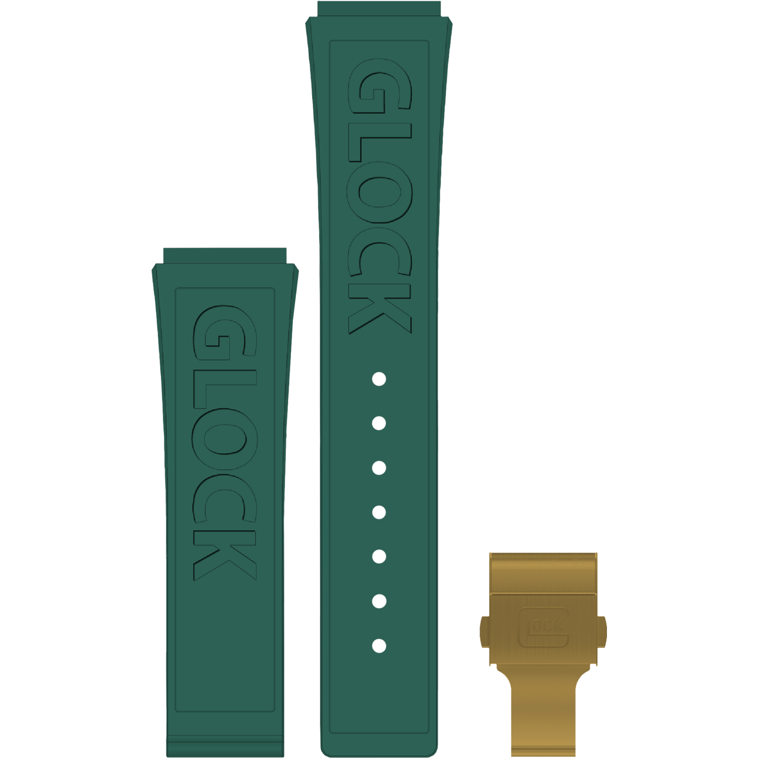 GLOCK - Interchangeable Silicone Strap | GB-PU-RGRNLGO-GC