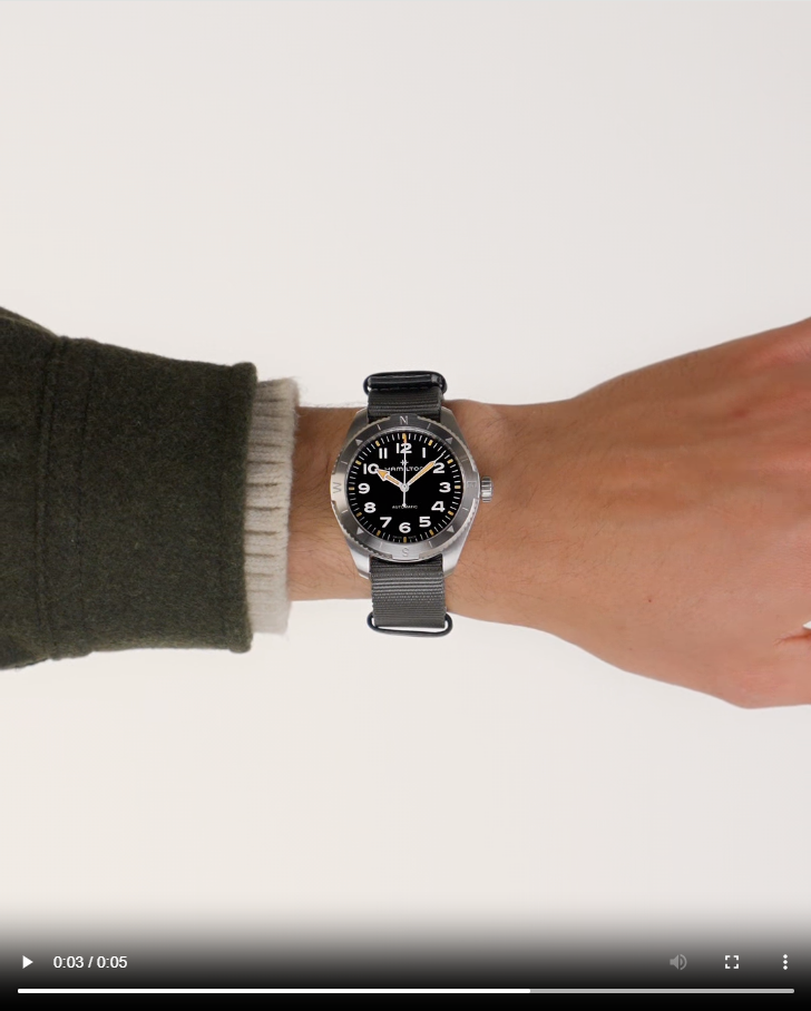 <iframe width="467" height="830" src="https://www.youtube.com/embed/fvbo1VGLiBk" title="HAMILTON - Khaki Feild Expedition | H70315930 wrist shot video #hamiltonwatch" frameborder="0" allow="accelerometer; autoplay; clipboard-write; encrypted-media; gyroscope; picture-in-picture; web-share" referrerpolicy="strict-origin-when-cross-origin" allowfullscreen></iframe>