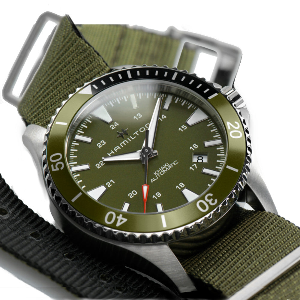 HAMILTON - Khaki Navy Scuba Auto | H82375961