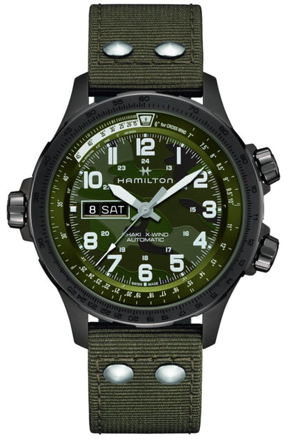 HAMILTON - Khaki Aviation X-Wind Day/Date Auto | H77775960