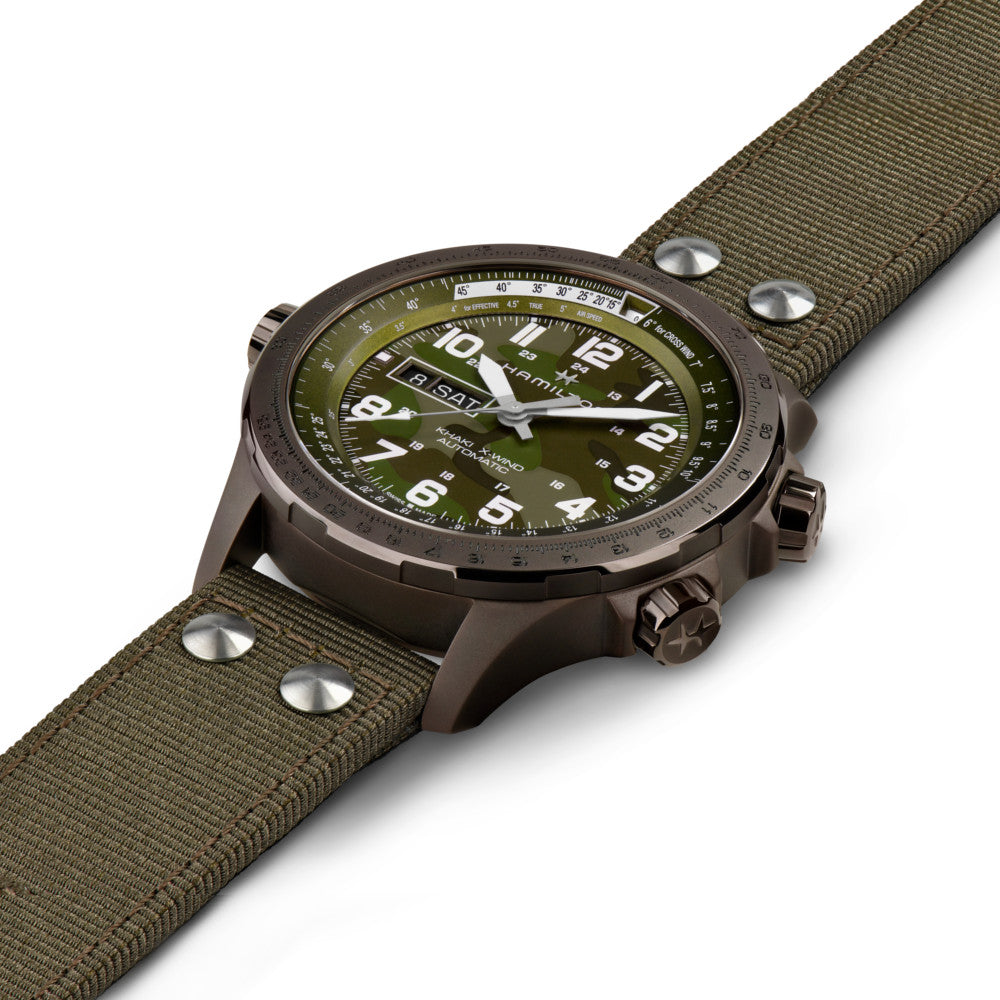 HAMILTON - Khaki Aviation X-Wind Day/Date Auto | H77775960