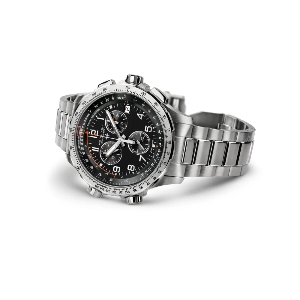 HAMILTON - Khaki Aviation X-Wind GMT Chrono Quartz | H77912135