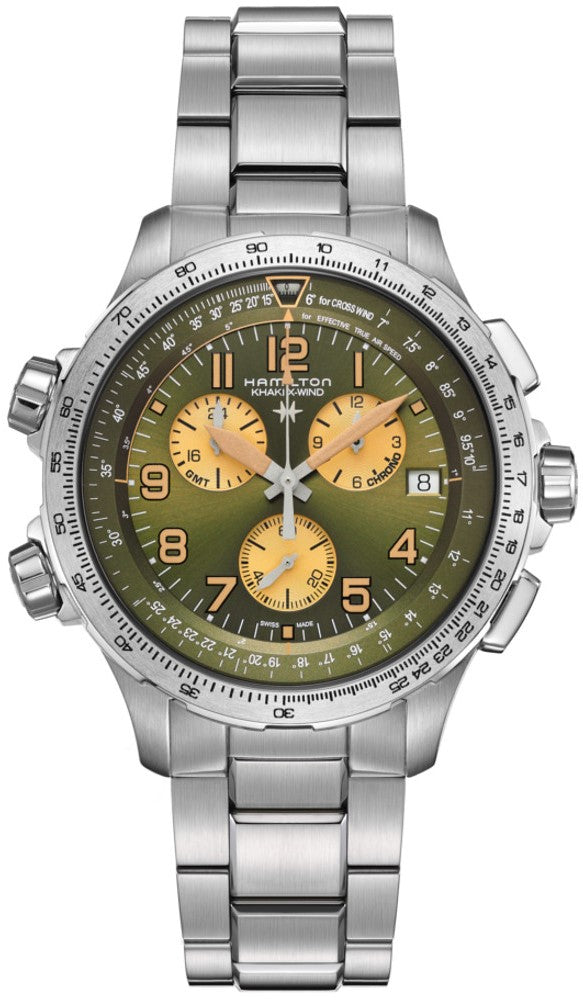 HAMILTON - Khaki Aviation X-Wind GMT Chrono Quartz | H77932160