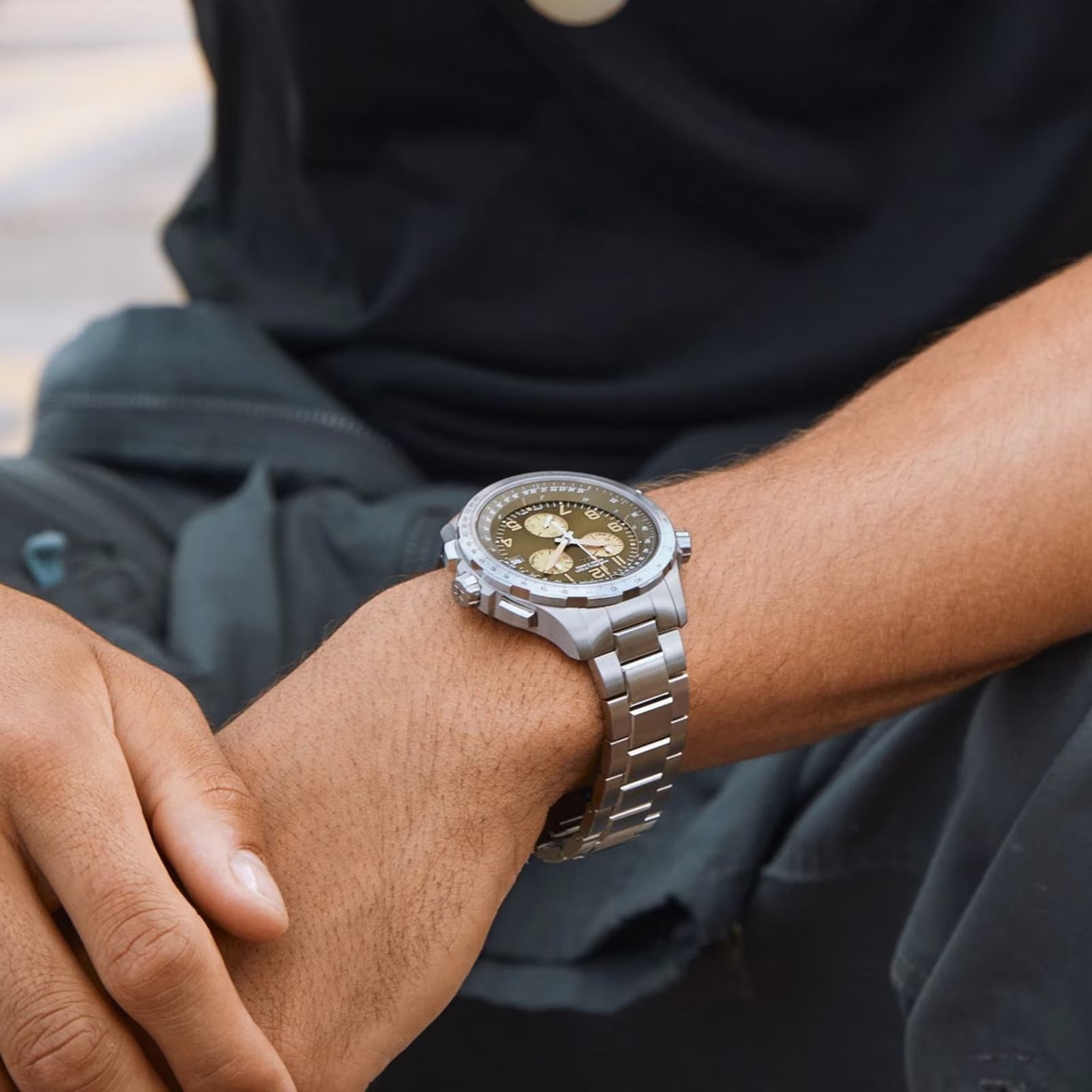HAMILTON Khaki Aviation X-Wind GMT Chrono Quartz H77932160