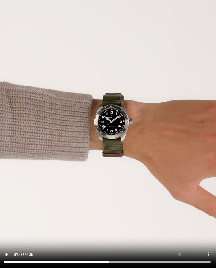 <iframe width="467" height="830" src="https://www.youtube.com/embed/OT7Kasj46nc" title="HAMILTON Khaki Field Expedition H70225931 wrist-shot video 9 16 #hamiltonwatch" frameborder="0" allow="accelerometer; autoplay; clipboard-write; encrypted-media; gyroscope; picture-in-picture; web-share" referrerpolicy="strict-origin-when-cross-origin" allowfullscreen></iframe>