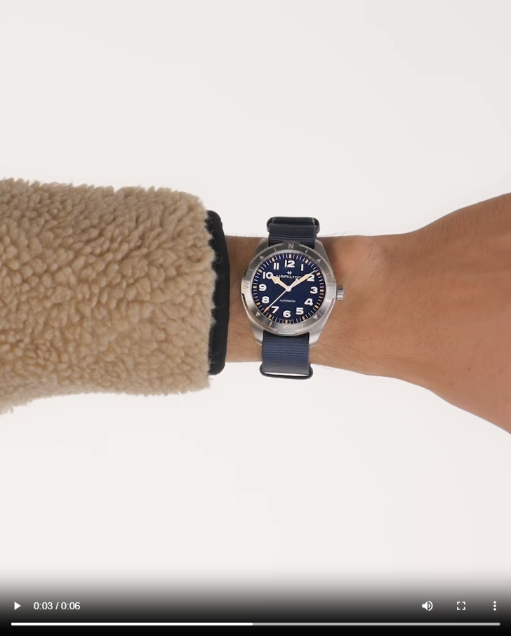 <iframe width="467" height="830" src="https://www.youtube.com/embed/Z2KBLpotEQA" title="HAMILTON - Khaki Field Expedition Auto | H70315940 wrist-shot video 9 16 #hamiltonwatch" frameborder="0" allow="accelerometer; autoplay; clipboard-write; encrypted-media; gyroscope; picture-in-picture; web-share" referrerpolicy="strict-origin-when-cross-origin" allowfullscreen></iframe>
