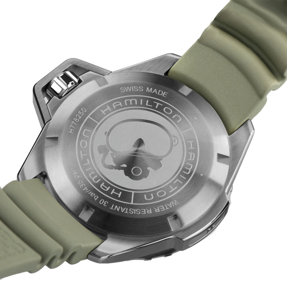 HAMILTON - Khaki Navy Frogman Auto | H77825331