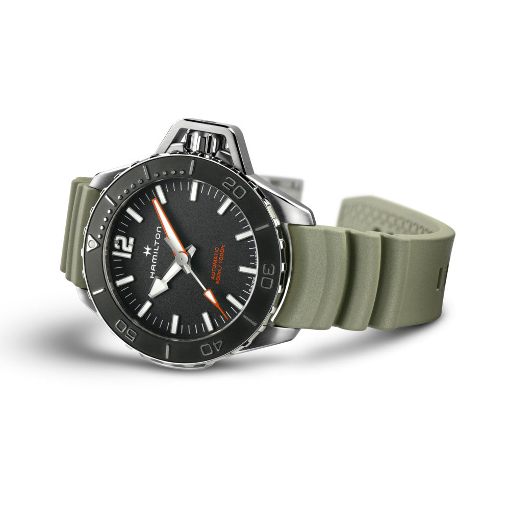 HAMILTON - Khaki Navy Frogman Auto | H77825331
