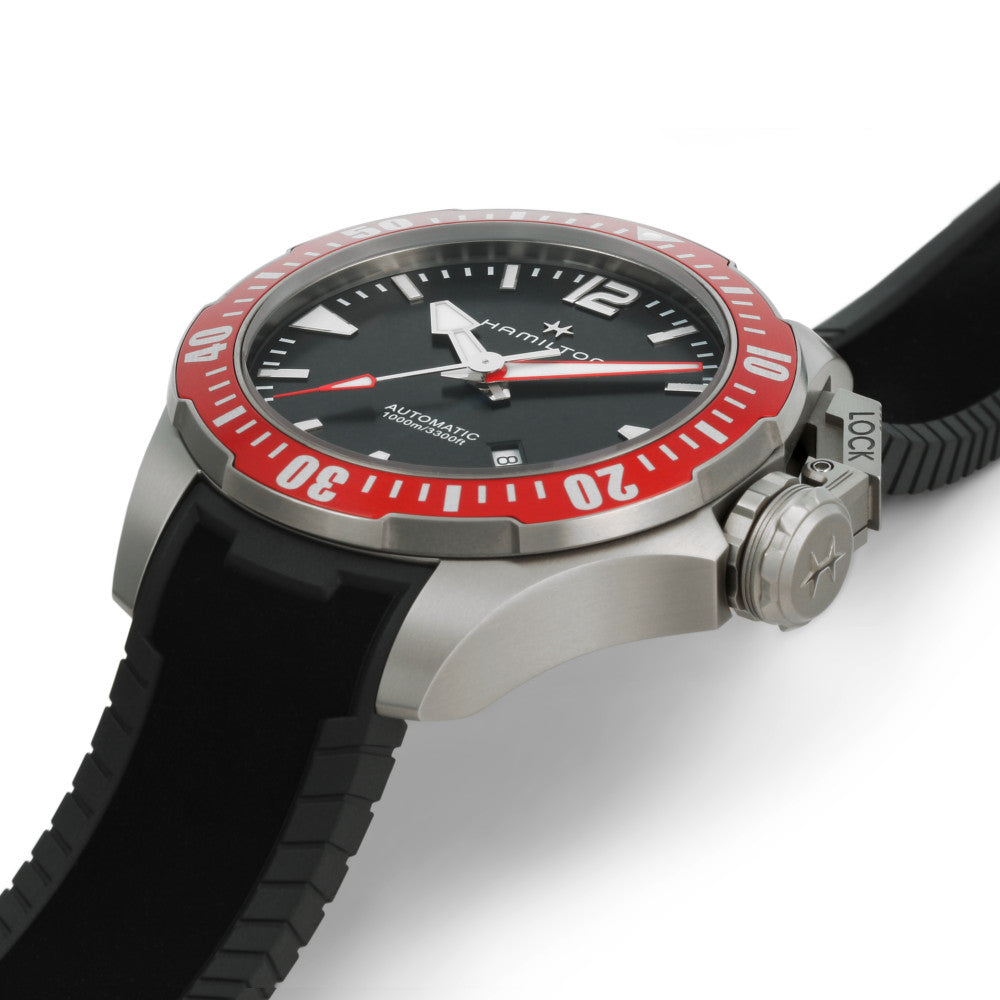 HAMILTON - Khaki Navy Frogman Titanium Auto | H77805335