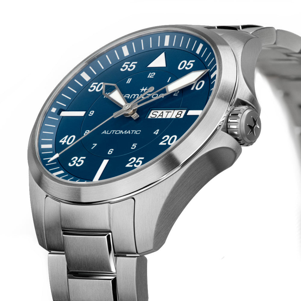 HAMILTON - Khaki Aviation Pilot Day-Date Auto | H64635140