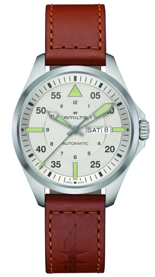 HAMILTON - Khaki Aviation Pilot Day-Date Auto | H64635550
