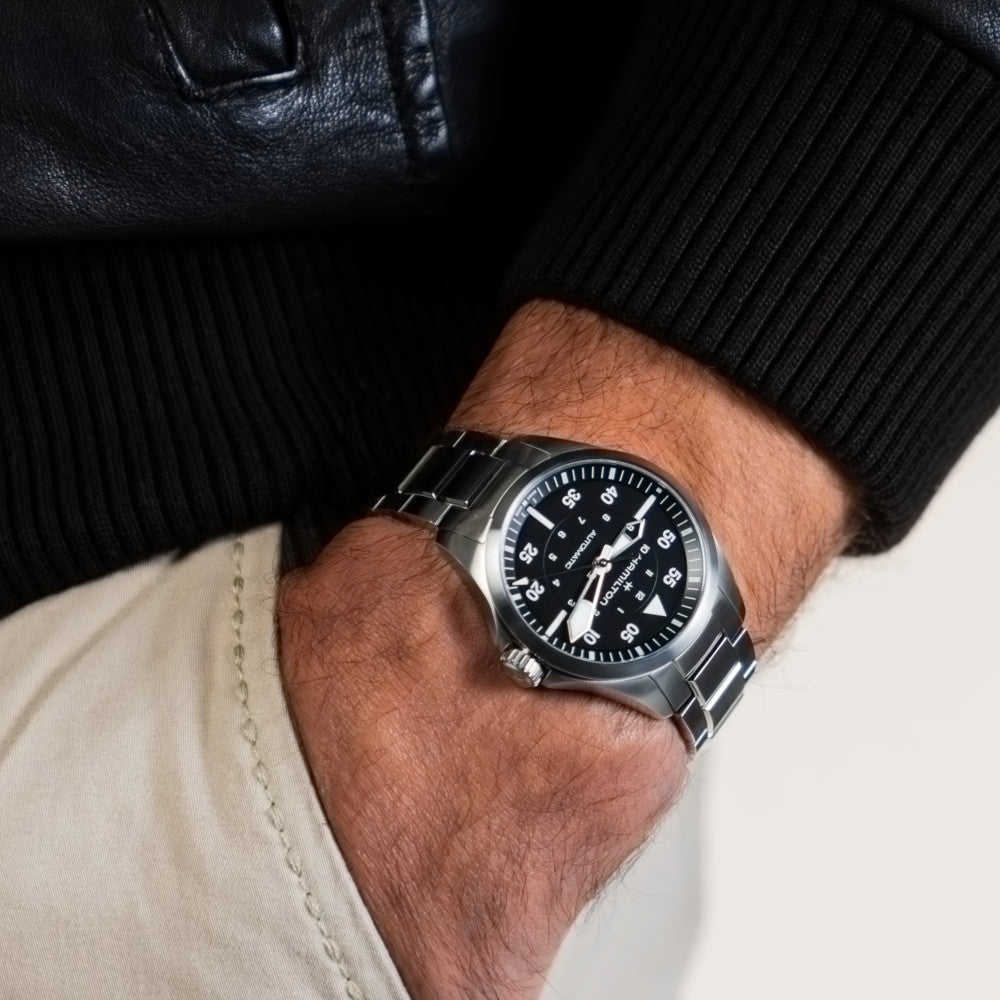 HAMILTON - Khaki Aviation Pilot Auto | H76215130