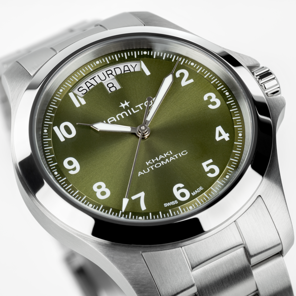 Hamilton - Khaki Field King Day/Date Auto | H64475160 – TimeScape