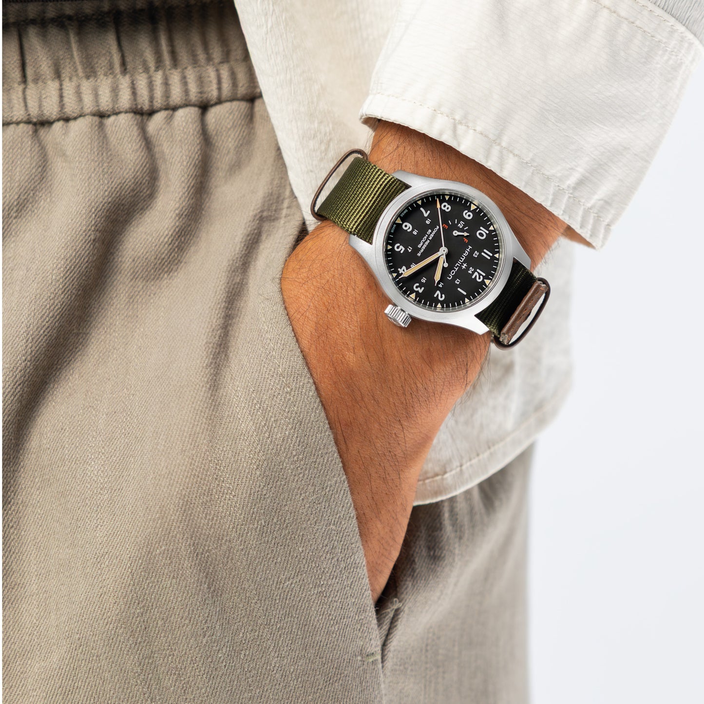 HAMILTON - Khaki Field Mechanical Power Reserve | H69509930